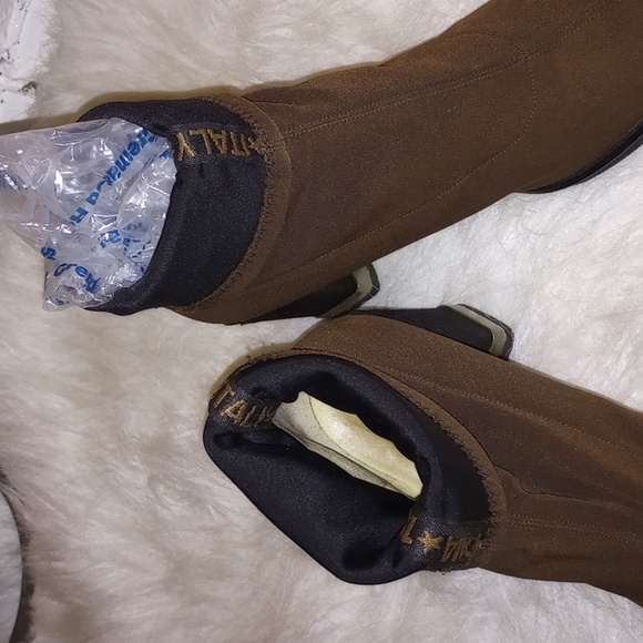 FENDI Knit Sock Boots. Dark Brown. Authentic. SIZE 5 - Picture 12 of 15